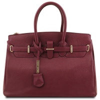 Tuscany Leather Dámska kožená kabelka do ruky TL Bag - Bordeaux