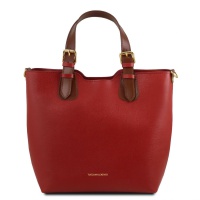 Tuscany Leather TL Bag - Dámska kožená kabelka - Red