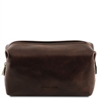 Tuscany Leather Kozmetická taška SMARTY - large - Dark Brown