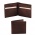 Tuscany Leather Pánska kožená peňaženka - Dark Brown