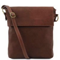 Tuscany Leather Morgan - pánska kožená taška - Brown