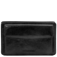 Tuscany Leather Denis - exkluzívna kožená taška do ruky - Black