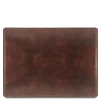 Tuscany Leather Leather Desk Pad - Dark Brown