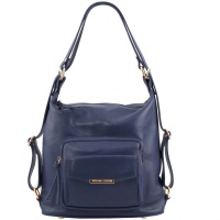 Tuscany Leather TL Bag - Dámska kožená kabelka - Dark Blue