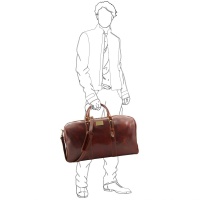 Tuscany Leather Cestovná kožená taška FRANCOFORTE - 