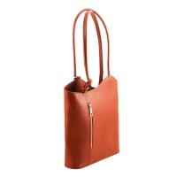 Tuscany Leather Patty - Saffiano leather convertible bag - 