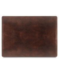 Tuscany Leather Office Set - Leather desk pad and mouse pad - 
