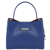 Tuscany Leather Clio - dámska kožená kabelka - Dark Blue