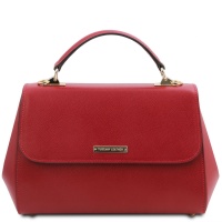 Tuscany Leather TL Bag - Leather handbag - Large size - Red