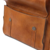 Tuscany Leather Nagoya - Leather laptop backpack - 