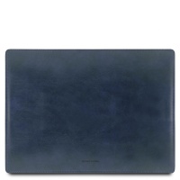 Tuscany Leather Leather Desk Pad - Dark Blue